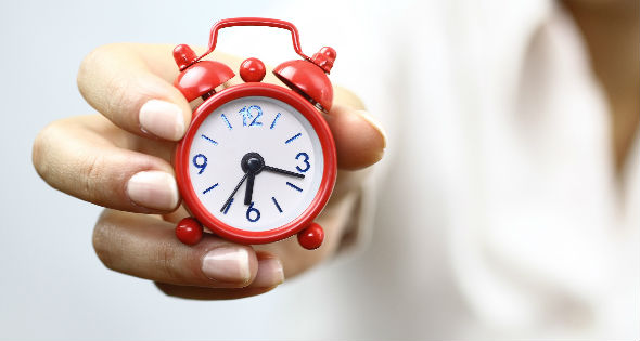 Tiempo en reloj