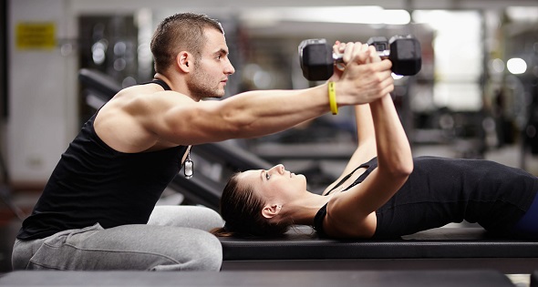 entrenador de gym