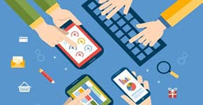 Vector de empleos