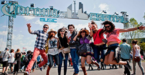 empleo en un festival