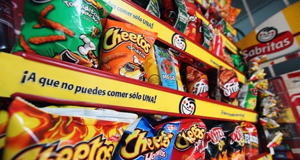 exhibidor sabritas